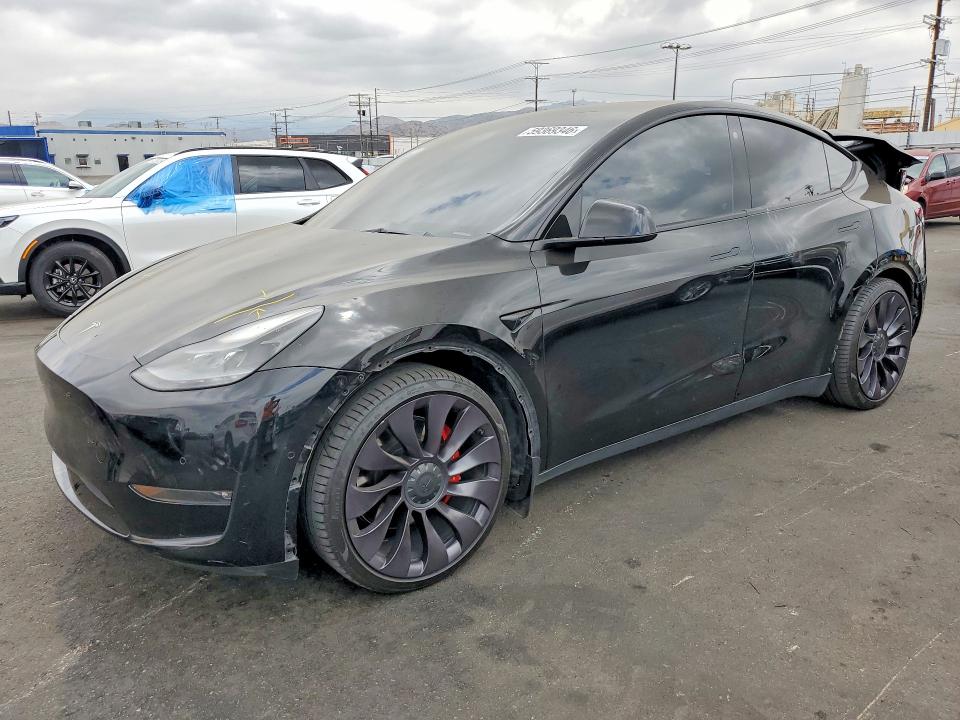 2021 Tesla Model Y მანქანა იყიდება აუქციონზე, vin: 5YJYGDEF4MF251971, აუქციონის ნომერი: 59369346