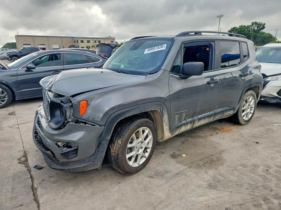 60687836 :رقم المزاد ، ZACNJCAB6MPM18015 vin ، 2021 Jeep Renegade مزاد بيع