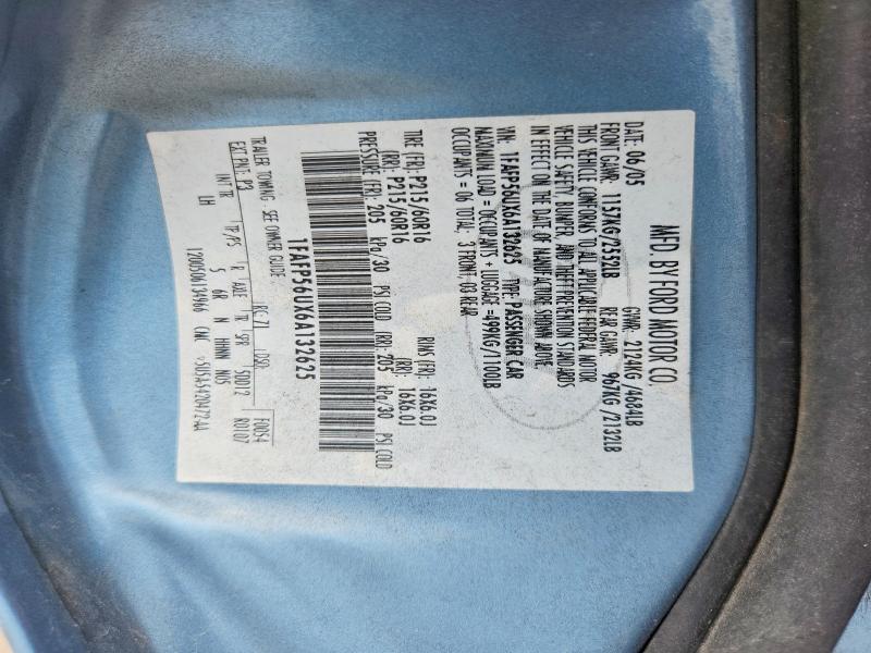 Продажа на аукционе авто 2006 Ford Taurus, vin: 1FAFP56UX6A132625, номер лота: 62724416