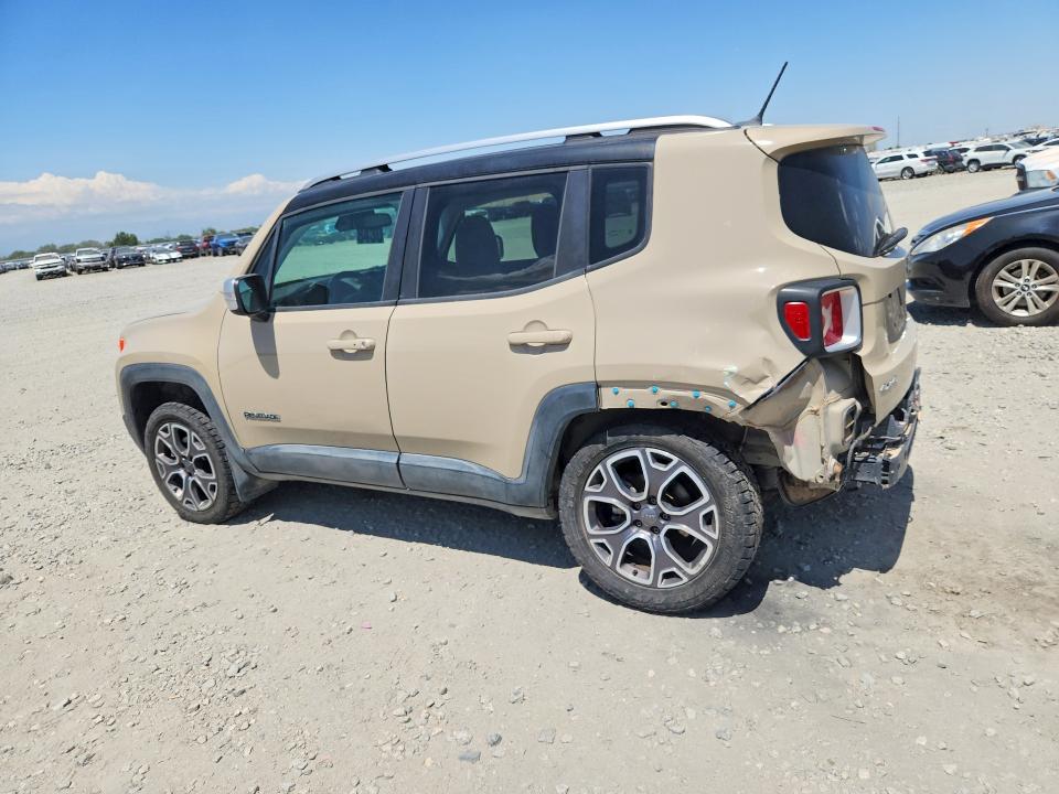 2015 Jeep Renegade მანქანა იყიდება აუქციონზე, vin: ZACCJBDT8FPB34221, აუქციონის ნომერი: 61740076