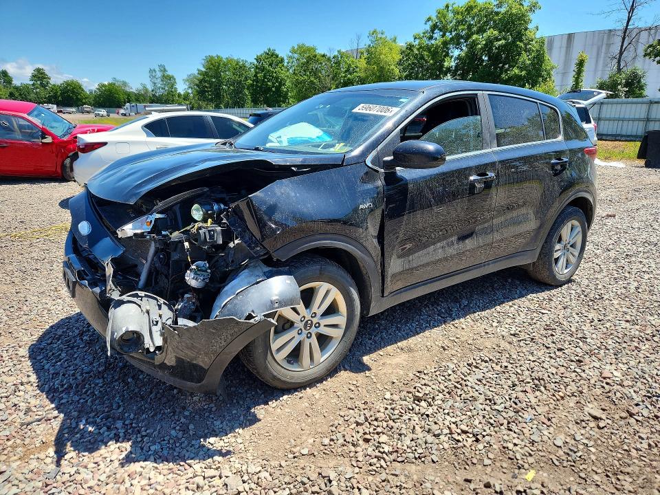 59607006 :رقم المزاد ، KNDPMCACXK7619907 vin ، 2019 Kia Sportage مزاد بيع