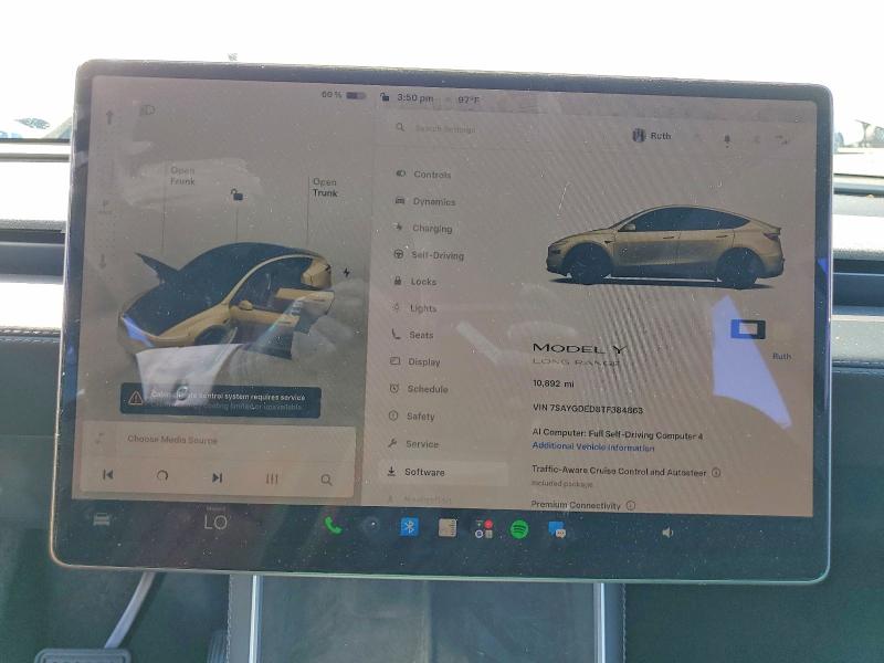 61812596 :رقم المزاد ، 7SAYGDED8TF384863 vin ، 2026 Tesla Model Y مزاد بيع