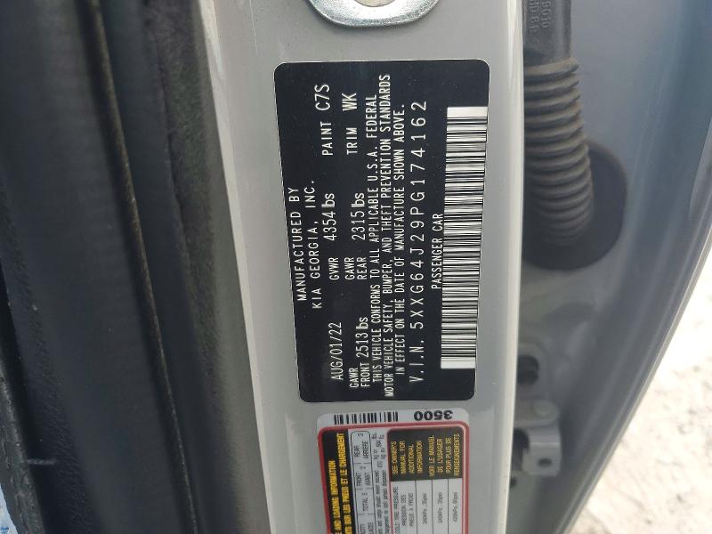 59811846 :رقم المزاد ، 5XXG64J29PG174162 vin ، 2023 Kia K5 مزاد بيع