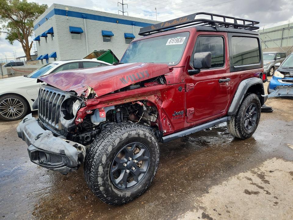 Продажа на аукционе авто 2021 Jeep Wrangler, vin: 1C4GJXAG1MW803788, номер лота: 61519636
