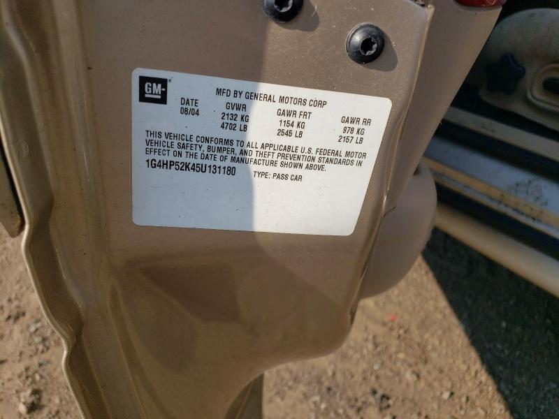 2005 Buick Lesabre მანქანა იყიდება აუქციონზე, vin: 1G4HP52K45U131180, აუქციონის ნომერი: 62779506