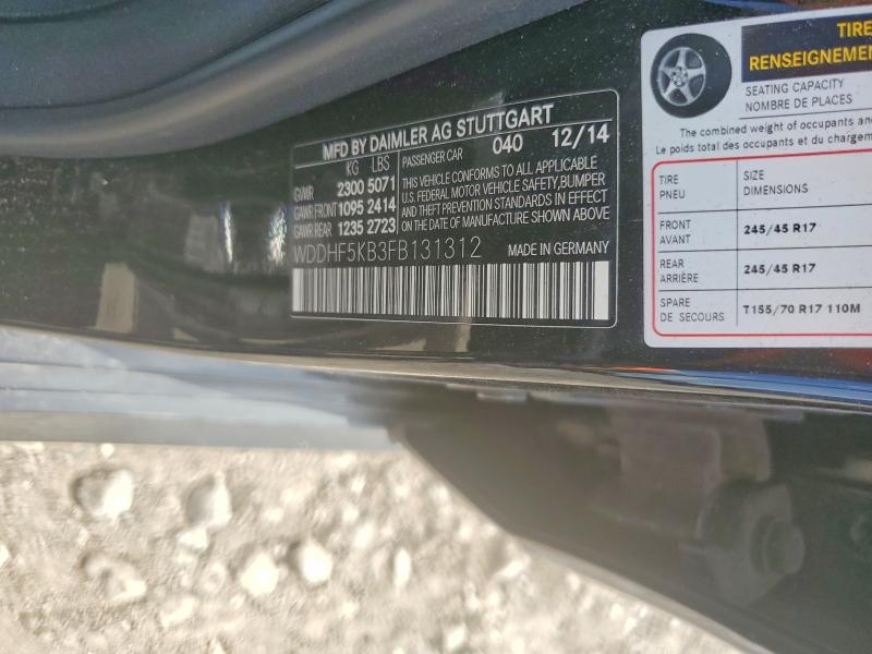 Продаж на аукціоні авто 2015 Mercedes-benz E, vin: WDDHF5KB3FB131312, номер лоту: 62948776