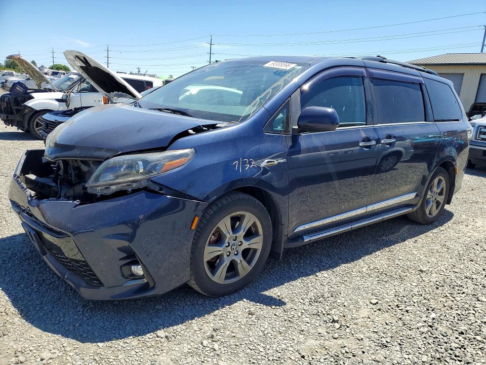 Продаж на аукціоні авто 2019 Toyota Sienna, vin: 5TDEZ3DC8KS211383, номер лоту: 59308896