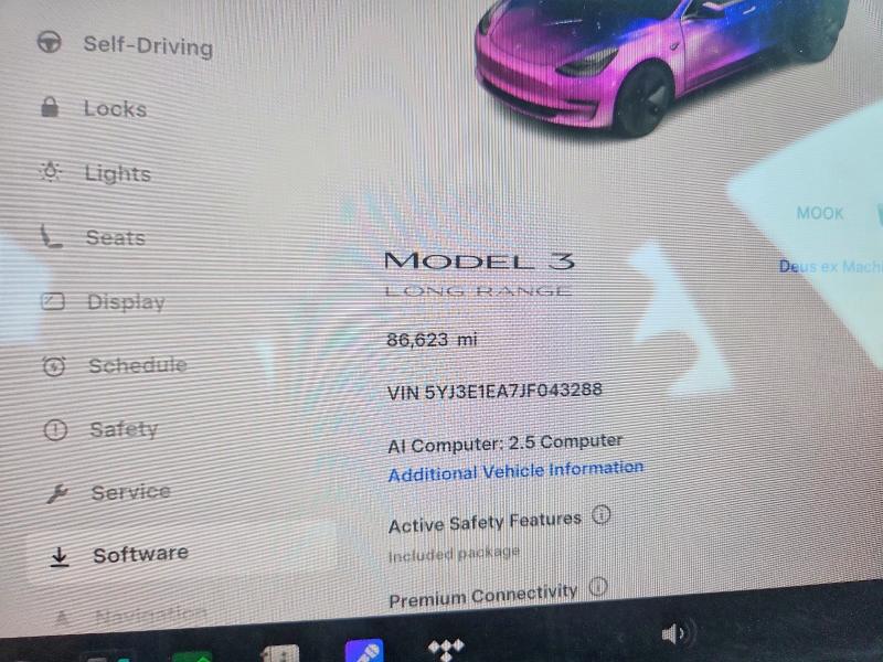 Продажа на аукционе авто 2018 Tesla Model 3, vin: 5YJ3E1EA7JF043288, номер лота: 61962136