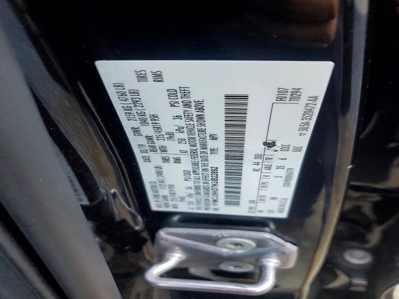 Продаж на аукціоні авто 2019 Ford Escape, vin: 1FMCU9HD7KUB22892, номер лоту: 60393936