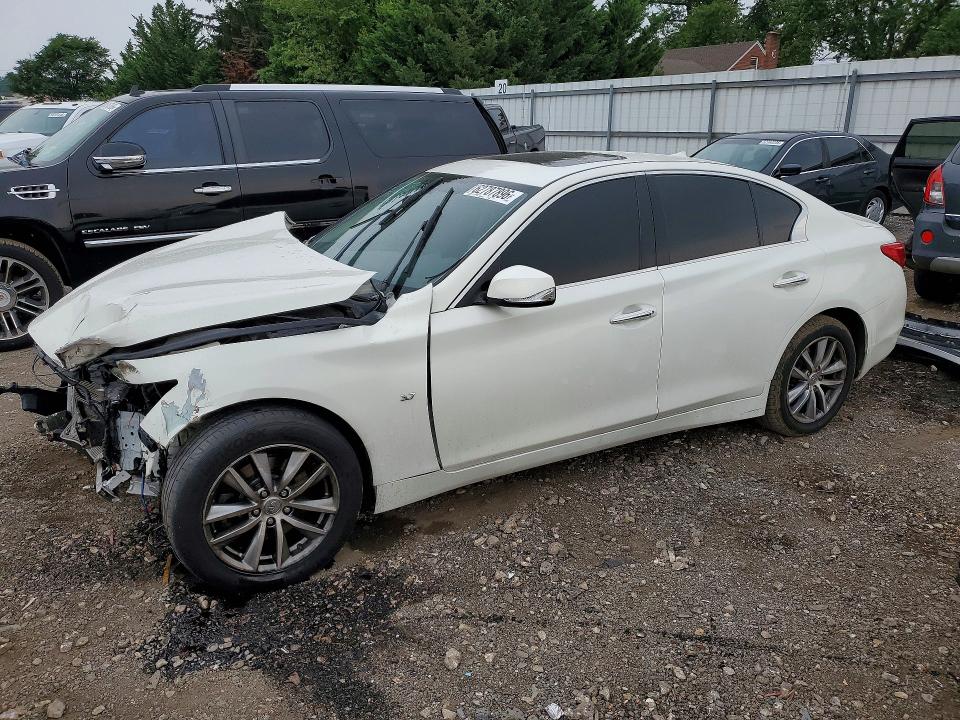 2015 Infiniti Q50 მანქანა იყიდება აუქციონზე, vin: JN1BV7ARXFM400670, აუქციონის ნომერი: 62787896