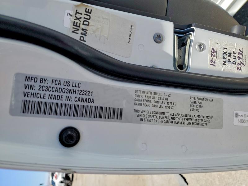 Aukcja sprzedaży 2022 Chrysler 300, vin: 2C3CCADG3NH123221, numer aukcji: 59360846