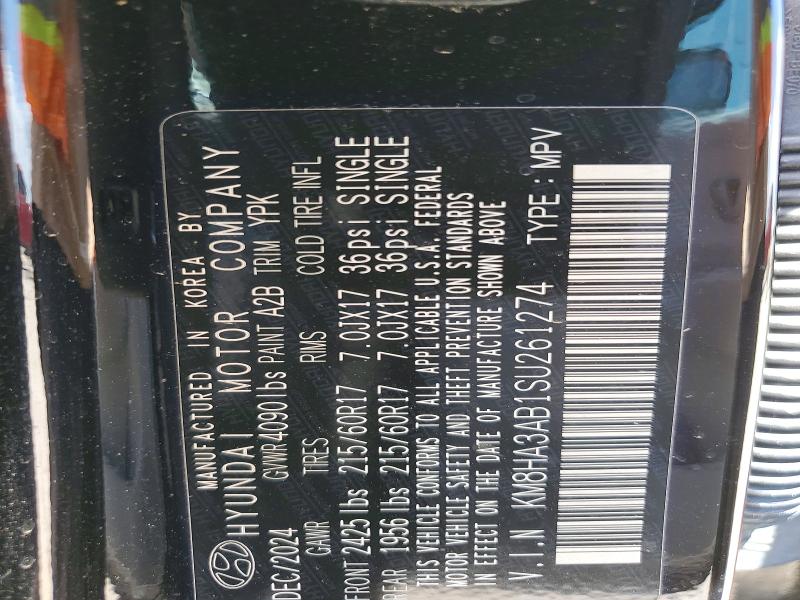 2025 Hyundai Kona მანქანა იყიდება აუქციონზე, vin: KM8HA3AB1SU261274, აუქციონის ნომერი: 60030226