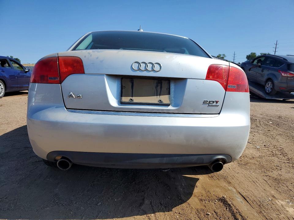 2006 Audi A4 მანქანა იყიდება აუქციონზე, vin: WAUDF78E56A239276, აუქციონის ნომერი: 61417836