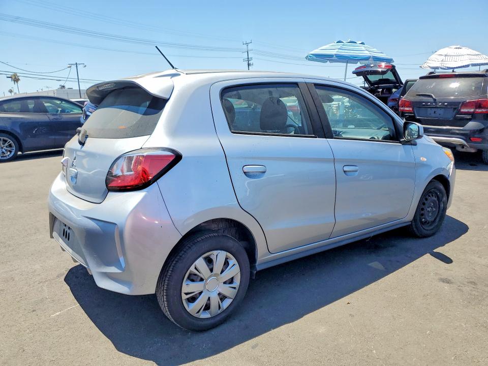 2021 Mitsubishi Mirage მანქანა იყიდება აუქციონზე, vin: ML32AUHJ9MH013379, აუქციონის ნომერი: 61999806