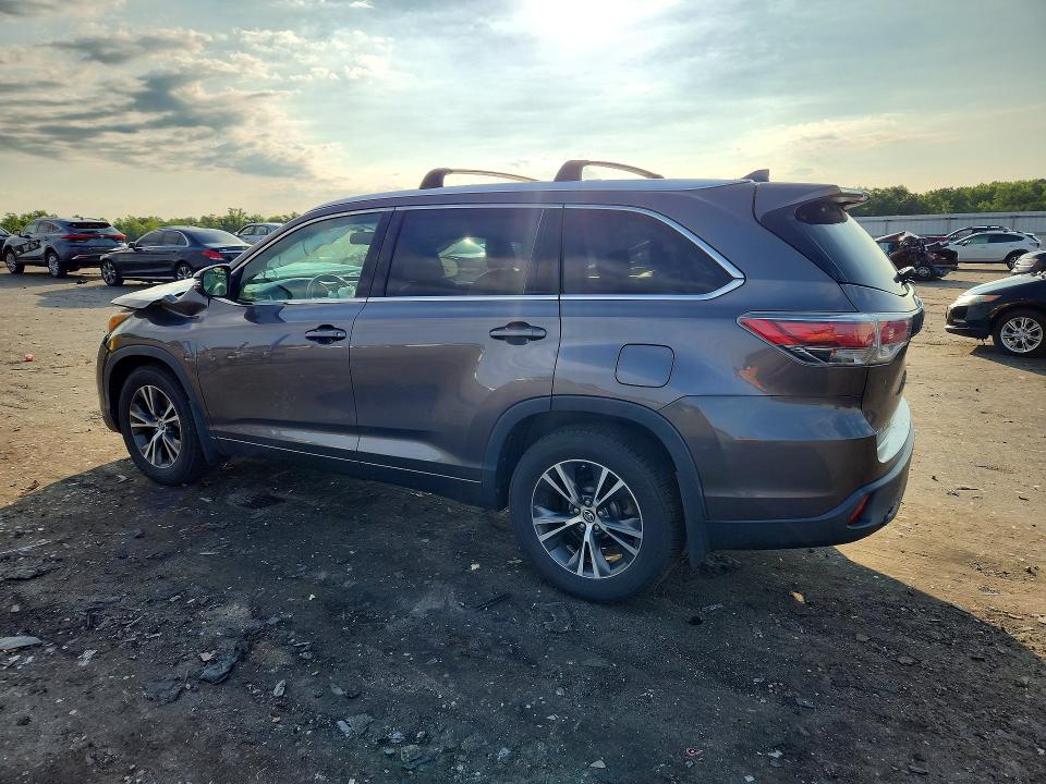 62016176 :رقم المزاد ، 5TDJKRFH4GS242829 vin ، 2016 Toyota Highlander مزاد بيع