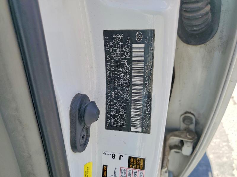 60514916 :رقم المزاد ، JTDKN3DU2E0382743 vin ، 2014 Toyota Prius مزاد بيع