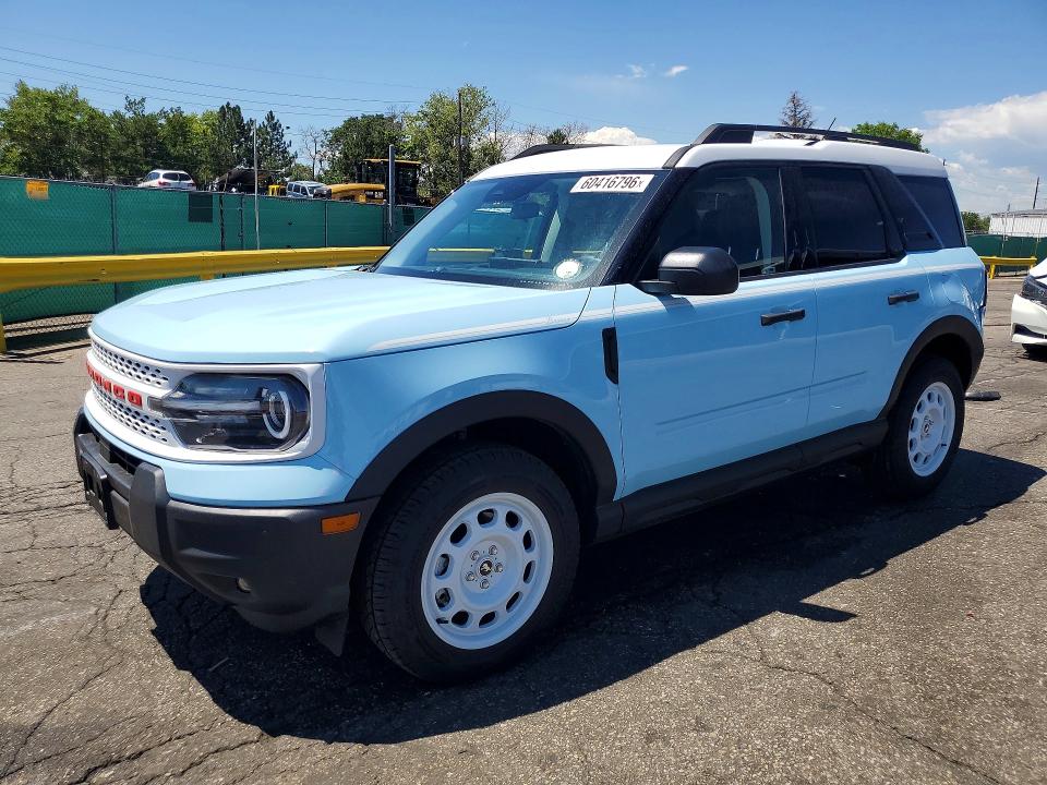 Продажа на аукционе авто 2025 Ford Bronco Sport, vin: 3FMCR9GN2SRF83811, номер лота: 60416796