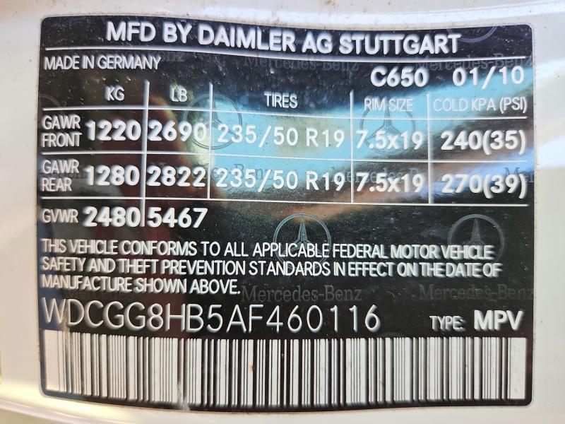 Продаж на аукціоні авто 2010 Mercedes-benz Glk, vin: WDCGG8HB5AF460116, номер лоту: 58757056