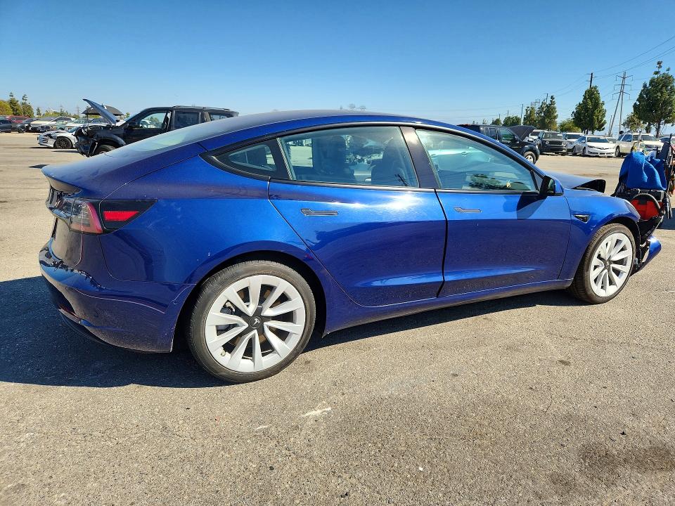 Продаж на аукціоні авто 2022 Tesla Model 3, vin: 5YJ3E1EA2NF243954, номер лоту: 58518016