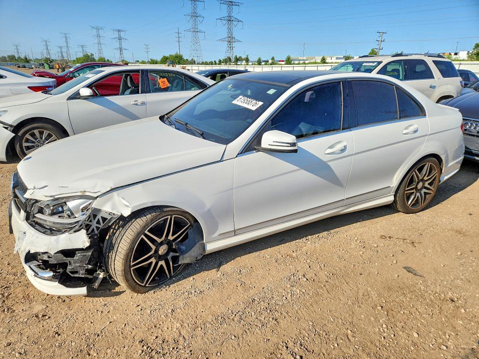 61958876 :رقم المزاد ، WDDGF8AB0DR253077 vin ، 2013 Mercedes-benz C مزاد بيع