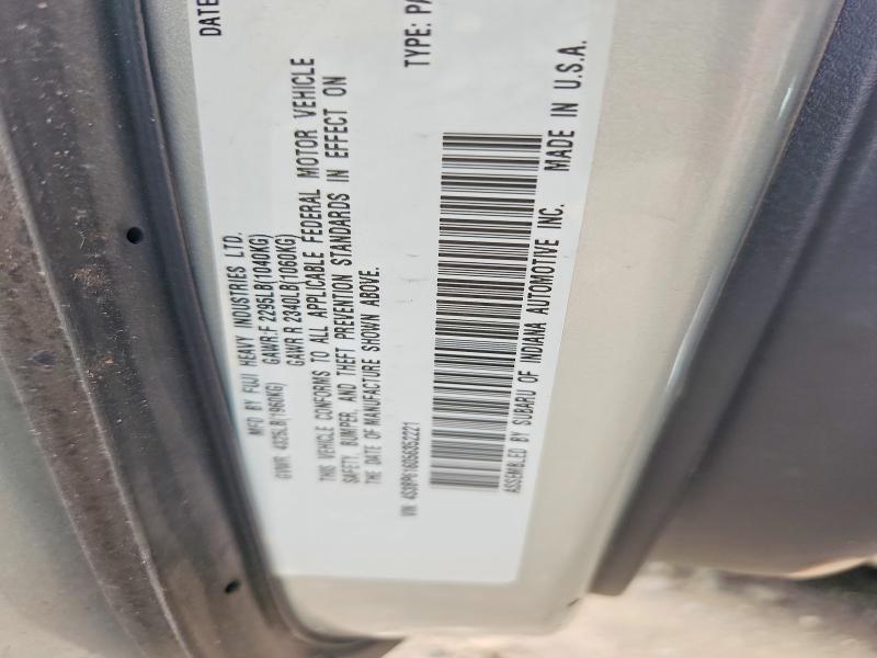 2005 Subaru Legacy მანქანა იყიდება აუქციონზე, vin: 4S3BP616056352221, აუქციონის ნომერი: 62534716