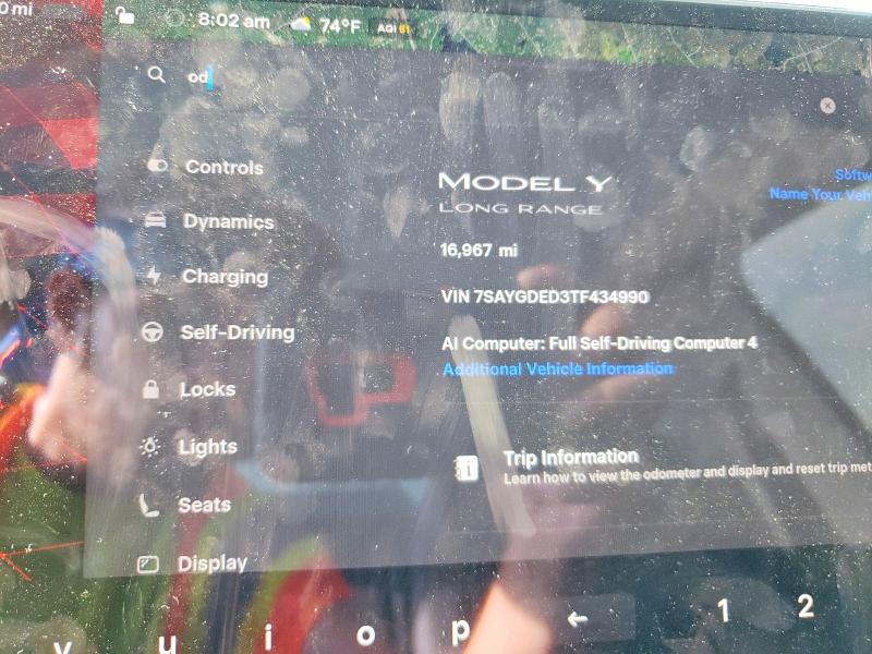 Aukcja sprzedaży 2026 Tesla Model Y, vin: 7SAYGDED3TF434990, numer aukcji: 58939236