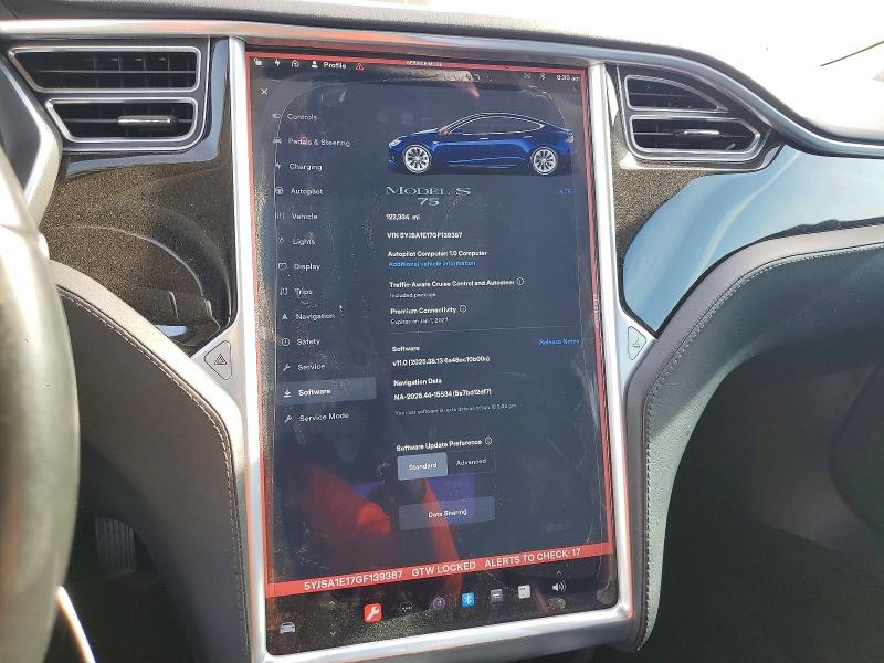 Продажа на аукционе авто 2016 Tesla Model S, vin: 5YJSA1E17GF139387, номер лота: 59641136