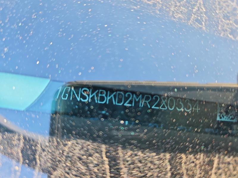 2021 Chevrolet Suburban მანქანა იყიდება აუქციონზე, vin: 1GNSKBKD2MR280334, აუქციონის ნომერი: 62383796