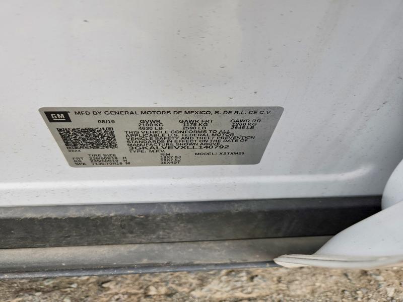 Продажа на аукционе авто 2020 Gmc Terrain, vin: 3GKALVEVXLL140792, номер лота: 60003816