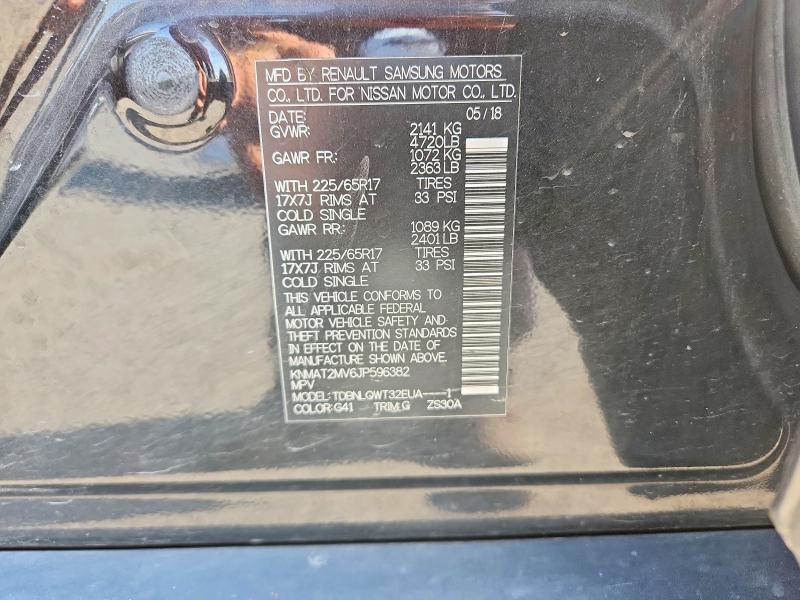 Продаж на аукціоні авто 2018 Nissan Rogue, vin: KNMAT2MV6JP596382, номер лоту: 61173906
