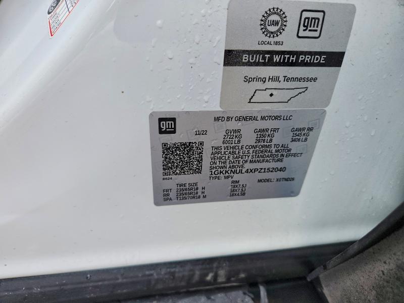Продажа на аукционе авто 2023 Gmc Acadia, vin: 1GKKNUL4XPZ152040, номер лота: 59374426