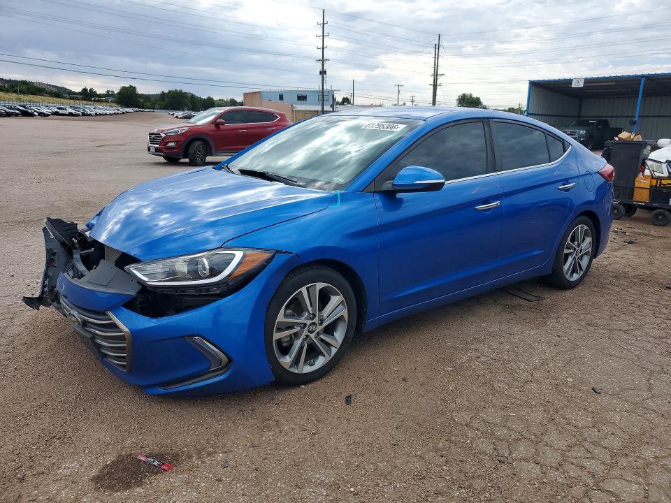 Продаж на аукціоні авто 2017 Hyundai Elantra, vin: KMHD84LF0HU359799, номер лоту: 61795306