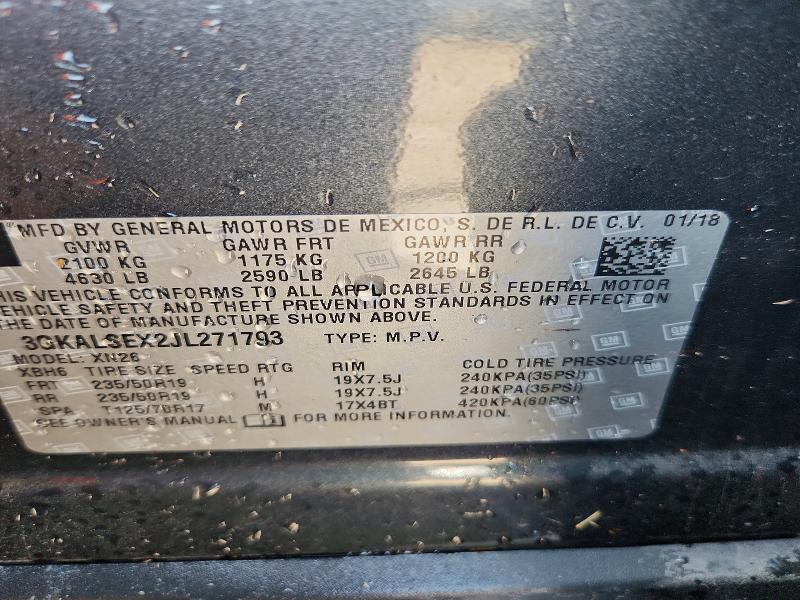 Продаж на аукціоні авто 2018 Gmc Terrain, vin: 3GKALSEX2JL271793, номер лоту: 61313836