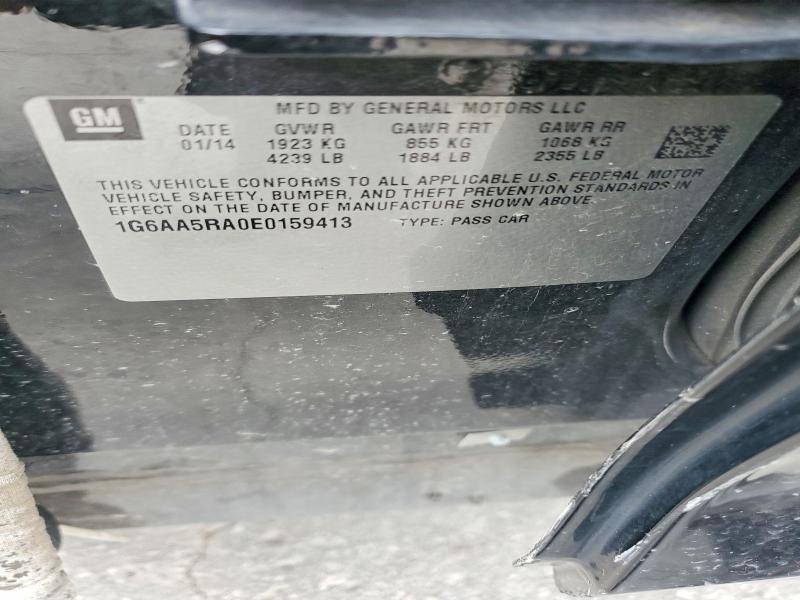 Aukcja sprzedaży 2014 Cadillac Ats, vin: 1G6AA5RA0E0159413, numer aukcji: 60059266