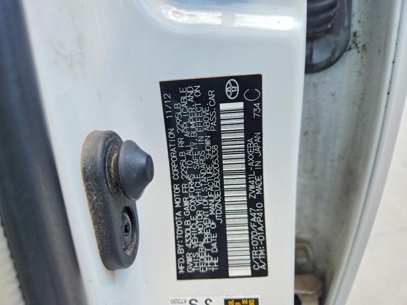 Aukcja sprzedaży 2013 Toyota Prius V, vin: JTDZN3EU5D3205338, numer aukcji: 85636635