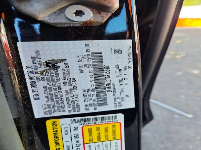 Aukcja sprzedaży 2016 Ford Fusion, vin: 3FA6P0HD7GR158400, numer aukcji: 59402956