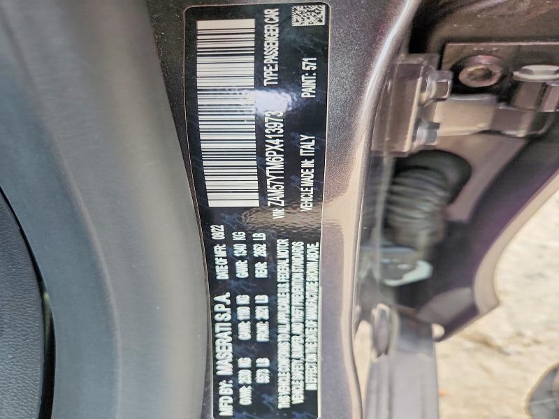 Продажа на аукционе авто 2023 Maserati Ghibli, vin: ZAM57YTM6PX413973, номер лота: 58455766