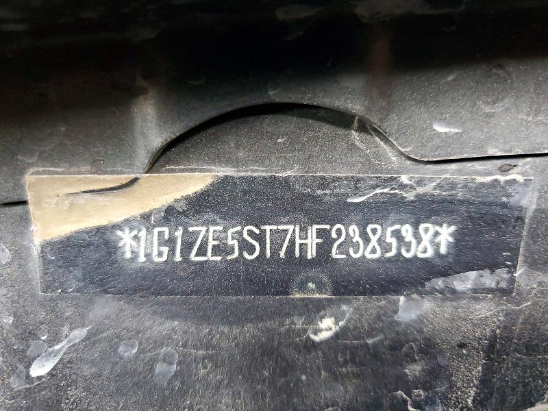 60463596 :رقم المزاد ، 1G1ZE5ST7HF238538 vin ، 2017 Chevrolet Malibu مزاد بيع