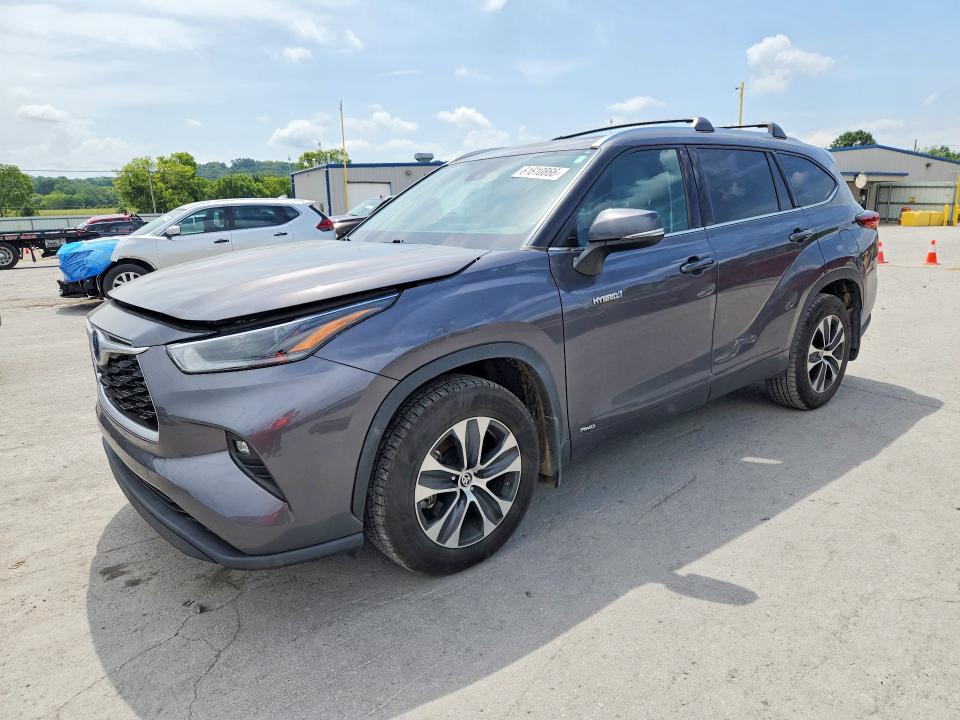2021 Toyota Highlander მანქანა იყიდება აუქციონზე, vin: 5TDGBRCH5MS033643, აუქციონის ნომერი: 61610866