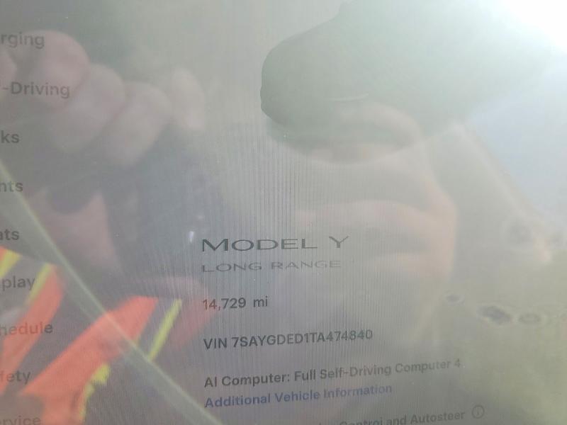 Продажа на аукционе авто 2026 Tesla Model Y, vin: 7SAYGDED1TA474840, номер лота: 59029976