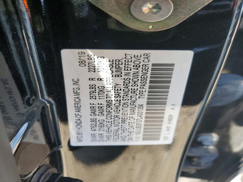 Продаж на аукціоні авто 2020 Acura Tlx, vin: 19UUB3F37LA001354, номер лоту: 60828606