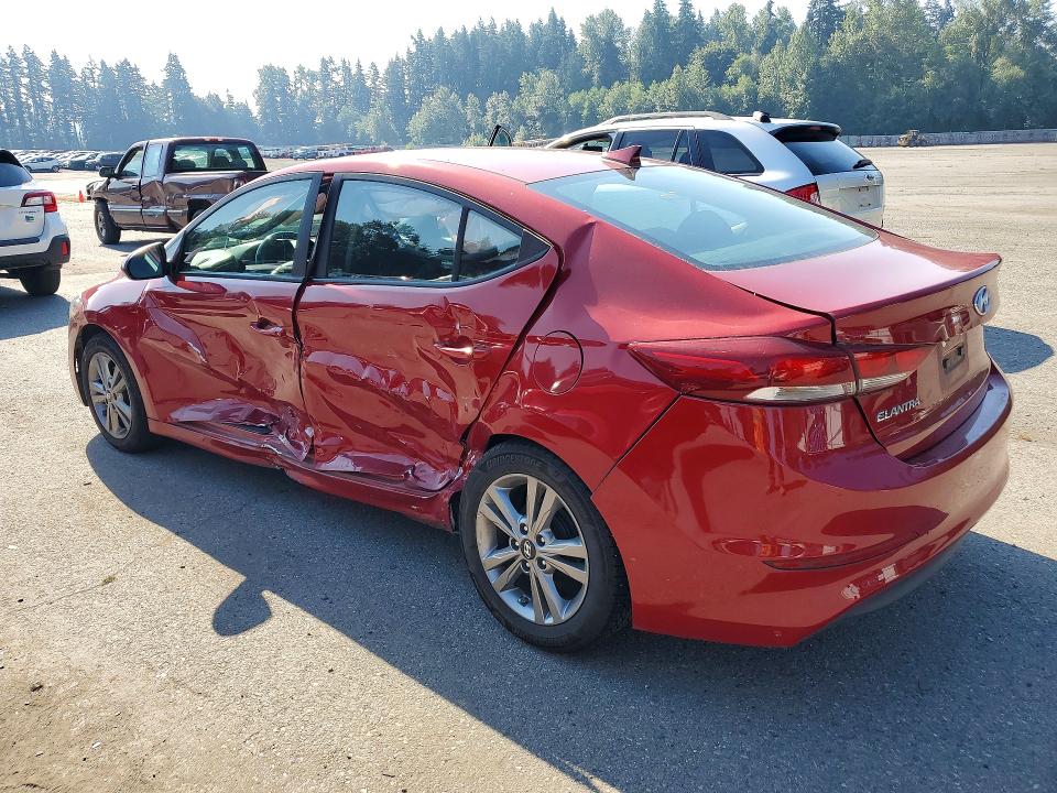 2017 Hyundai Elantra მანქანა იყიდება აუქციონზე, vin: KMHD84LF5HU244762, აუქციონის ნომერი: 62118026