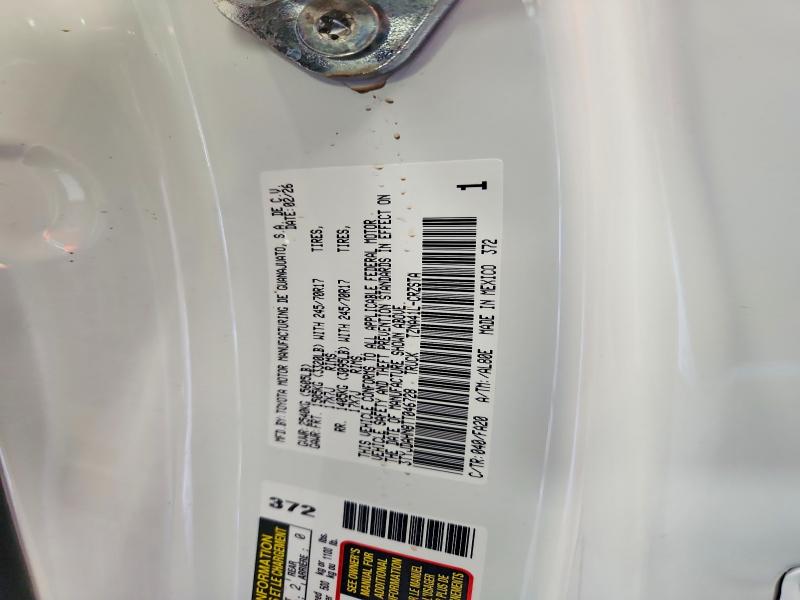 2026 Toyota Tacoma მანქანა იყიდება აუქციონზე, vin: 3TYJDAHN8TT046728, აუქციონის ნომერი: 85630145