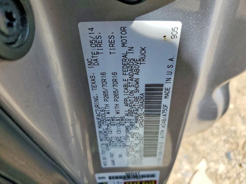 Продаж на аукціоні авто 2014 Toyota Tacoma, vin: 5TFUU4EN5EX105827, номер лоту: 60392126