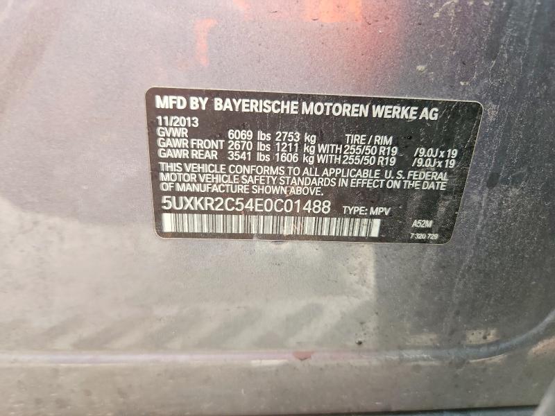 Aukcja sprzedaży 2014 Bmw X5, vin: 5UXKR2C54E0C01488, numer aukcji: 61002666
