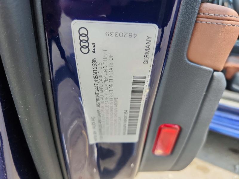 2021 Audi A4 მანქანა იყიდება აუქციონზე, vin: WAUEAAF41MA031354, აუქციონის ნომერი: 85605715