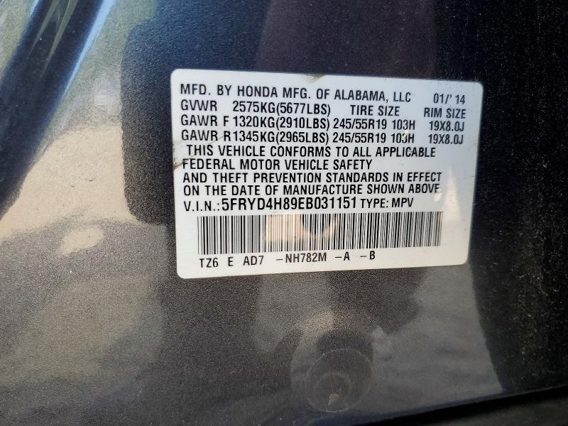 Aukcja sprzedaży 2014 Acura Mdx, vin: 5FRYD4H89EB031151, numer aukcji: 61370696