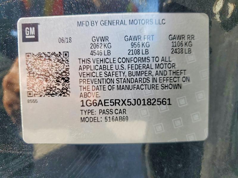 Продажа на аукционе авто 2018 Cadillac Ats, vin: 1G6AE5RX5J0182561, номер лота: 61020826