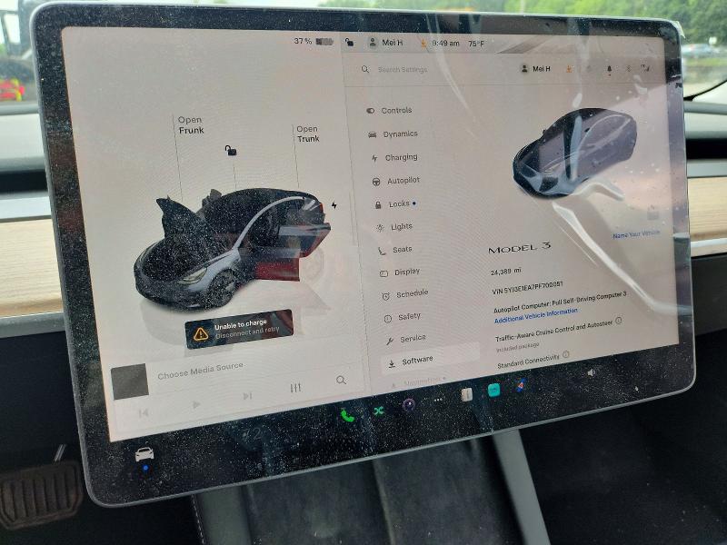Aukcja sprzedaży 2023 Tesla Model 3, vin: 5YJ3E1EA7PF700051, numer aukcji: 60573686