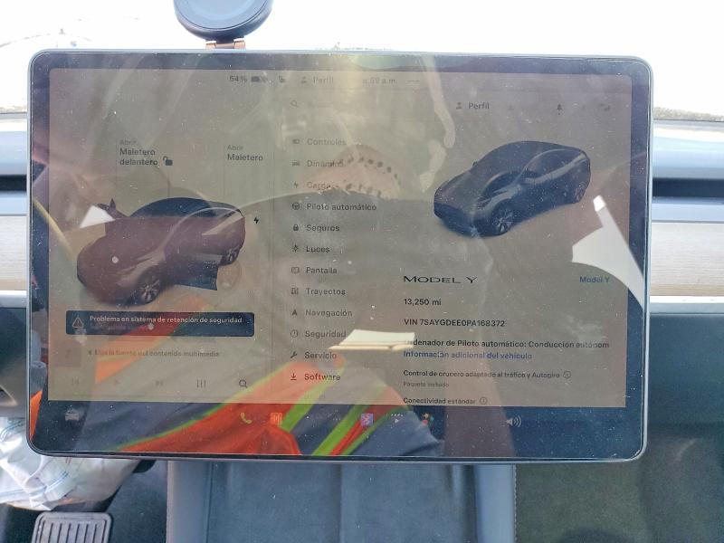 Aukcja sprzedaży 2023 Tesla Model Y, vin: 7SAYGDEE0PA168372, numer aukcji: 60702026